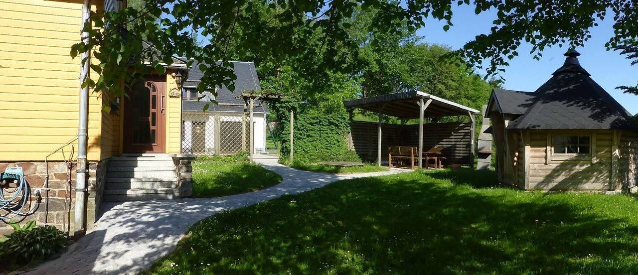 Ferienwohnung-Wasserlaeufer Mulde Bagian luar foto